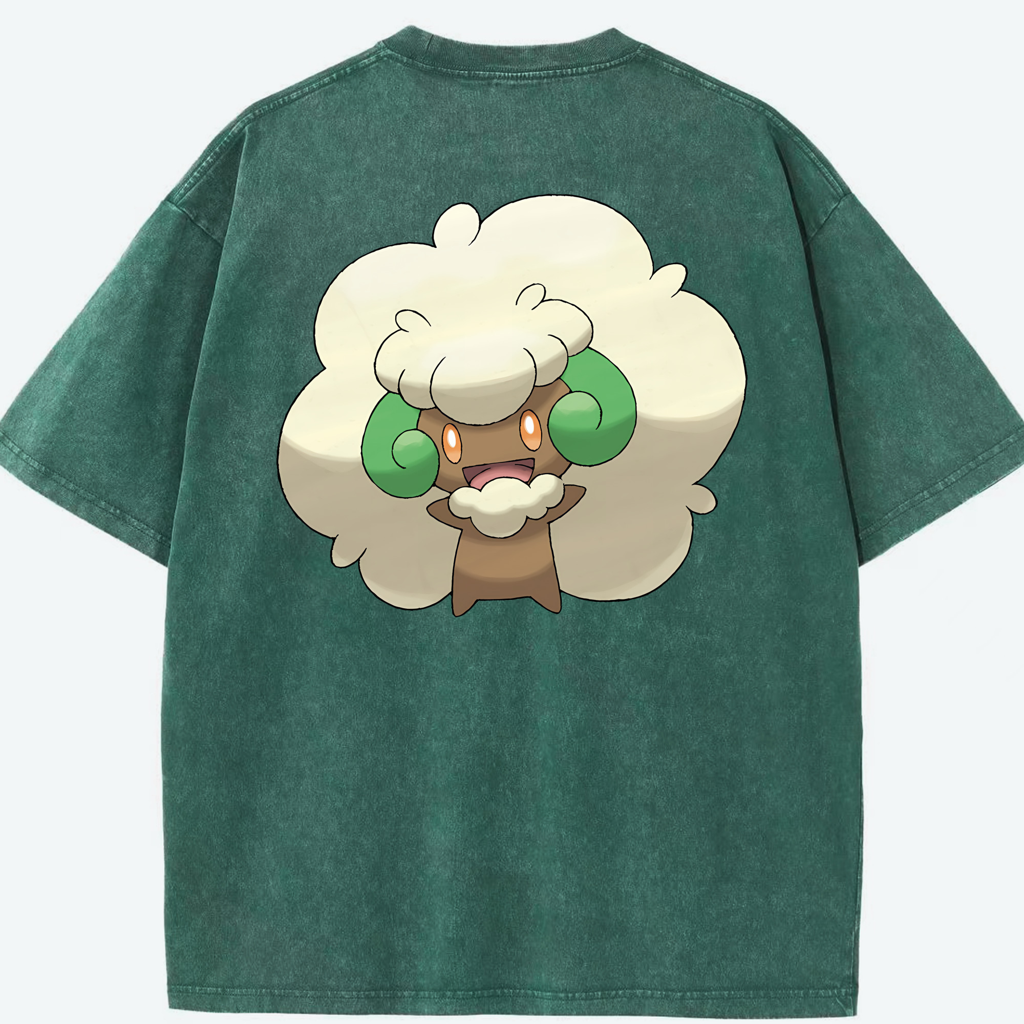 （画像用） ポケットモンスター Pokémon 綿100% ヴィンテージ風 半袖Tシャツ（背面プリント）